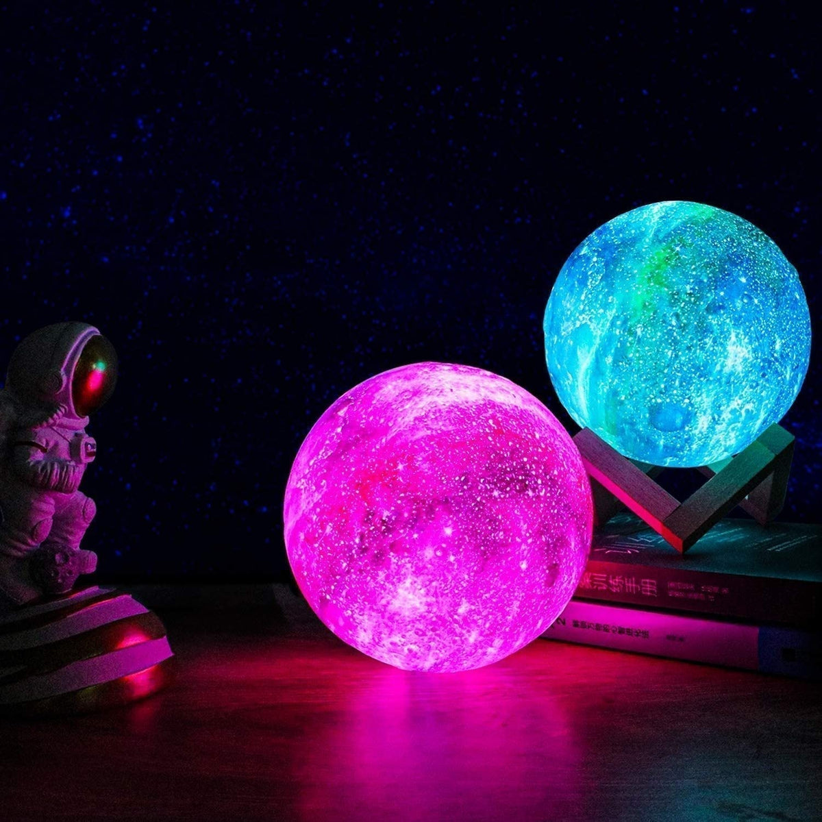 Galaxy Nachtlicht mit 3D-Sternprojektion