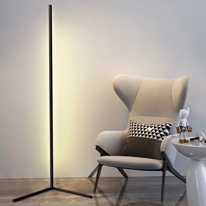 LED-Eckstehleuchte dimmbar mit Fernbedienung