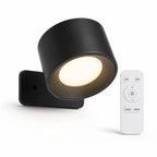 Kabellose Wandleuchte mit Magnetbefestigung, 360° drehbar, Fernbedienung, Warmweiß und Kaltweiß
