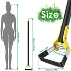 Ergonomische Gartenhacke mit langem Stiel