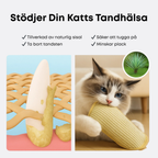 Sisal-Katzenspielzeug mit Katzenminze – Krallenpflege und Zahnreinigung