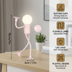 Flexible LED-Leuchte mit Saugnapf – Biegbare Arme