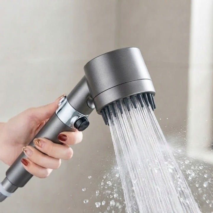 Duschkopf Metall mit 9-lagigem Filter – Wasserdruck +200%