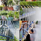 Garten-Vernebelungssystem 20 m mit 20 Messingdüsen