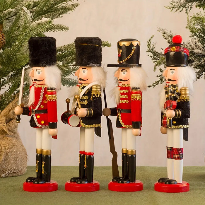 Holz-Nussknacker Soldatenfigur mit Handbemalung