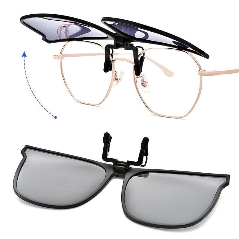 Clip-On Sonnenbrille polarisiert mit Hochklapp-Funktion