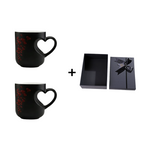 Wärmeaktivierte Herz-Tasse mit Farbwechsel – 400 ml