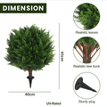 Künstlicher Zedernbaum für Eingangsbereiche