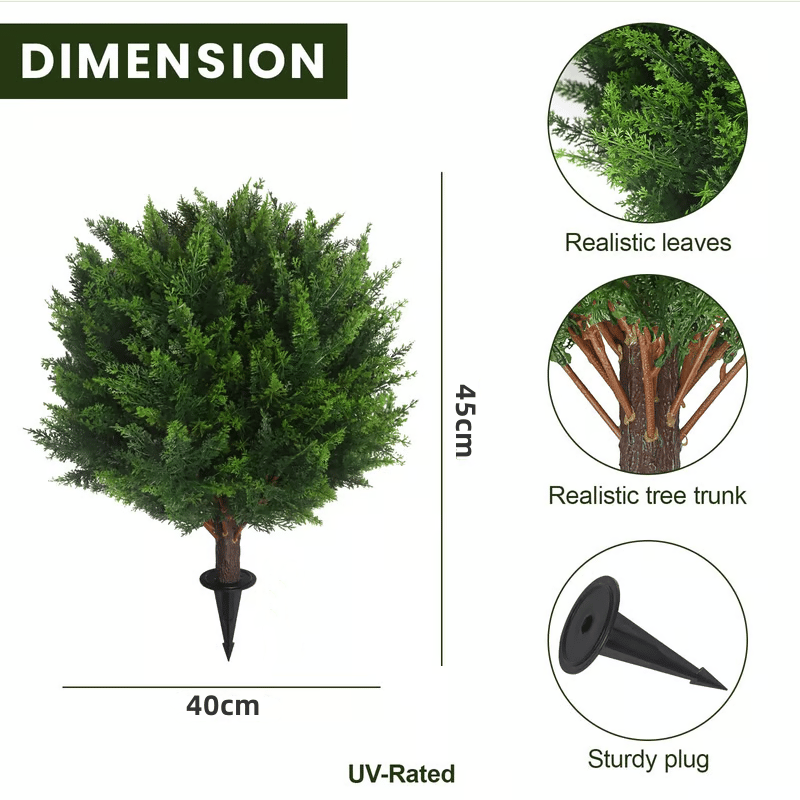 Künstlicher Zedernbaum für Eingangsbereiche