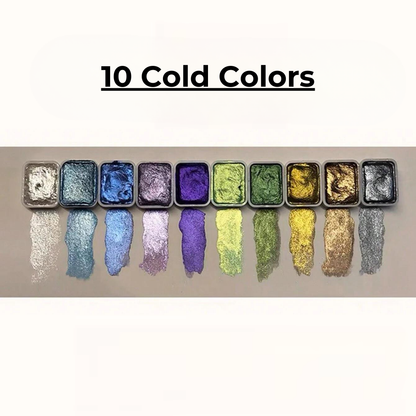 Aquarellfarben-Set | Lebendige Farben für strahlende Kunstwerke