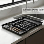Besteck-Schubladenorganizer ausziehbar 33–57 cm