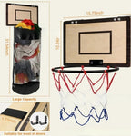 Wäschekorb im Basketball-Design, atmungsaktiver Netzkorb zum Aufhängen
