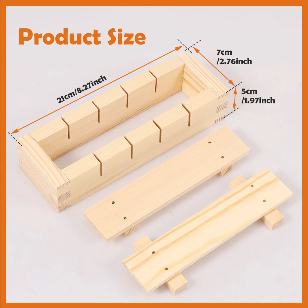Sushi-Presse aus Holz – Perfekte Rolls ohne Aufwand