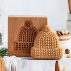 Holz-Keksform mit handgeschnitzten Tiermotiven
