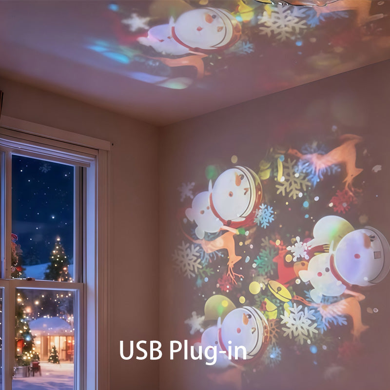 LED-Projektor mit rotierenden Unterwasser-Motiven