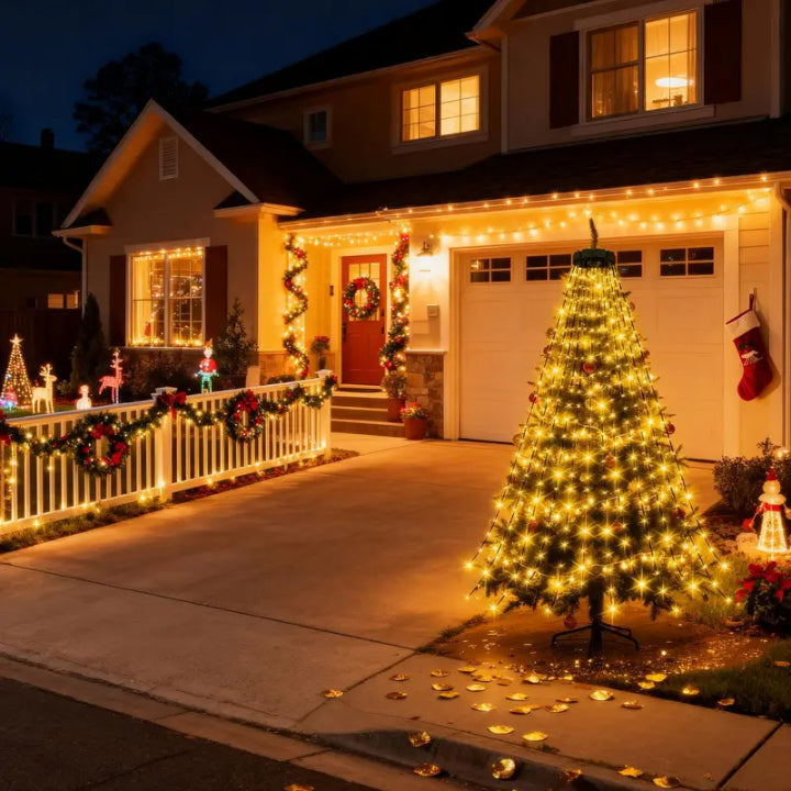 Weihnachtsbaum-Lichtstränge mit Fernbedienung