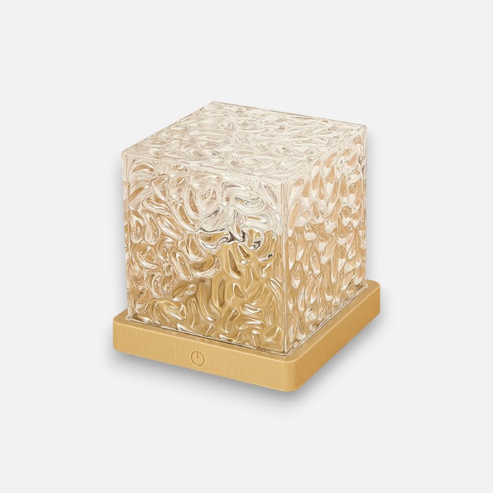 Kristall-Aurora LED-Tischleuchte mit Farbwahl & Fernbedienung – Sanftes Lichtspie