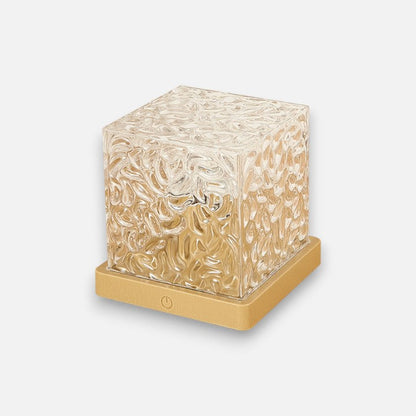 Kristall-Aurora LED-Tischleuchte mit Farbwahl & Fernbedienung – Sanftes Lichtspie