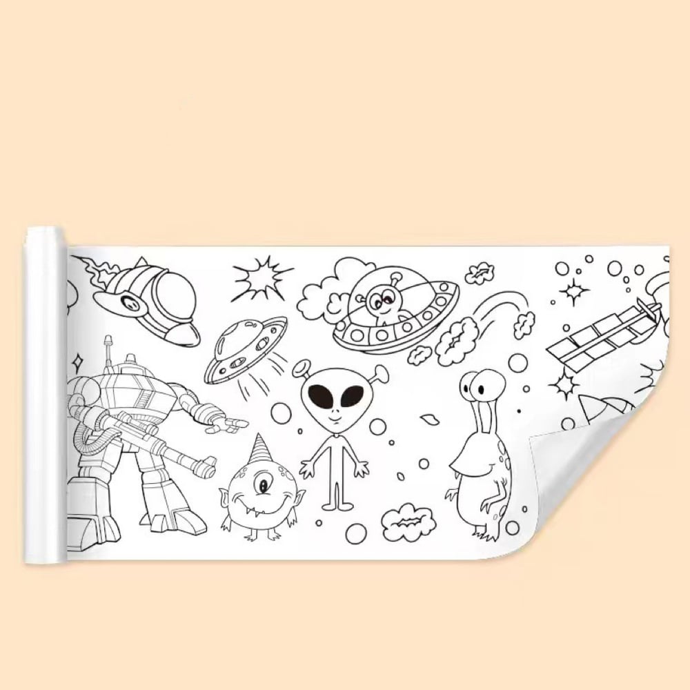 Malrolle für Kinder | Schmutzfrei & Wandfreundlich gestalten