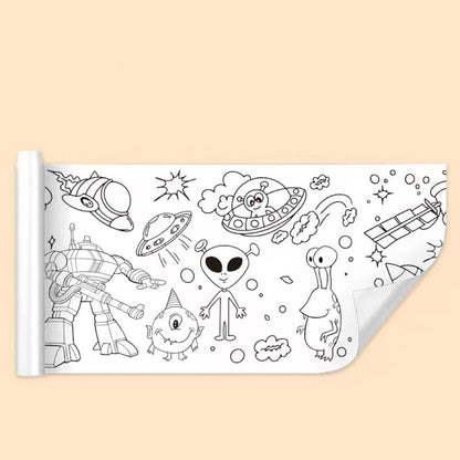 Malrolle für Kinder | Schmutzfrei & Wandfreundlich gestalten