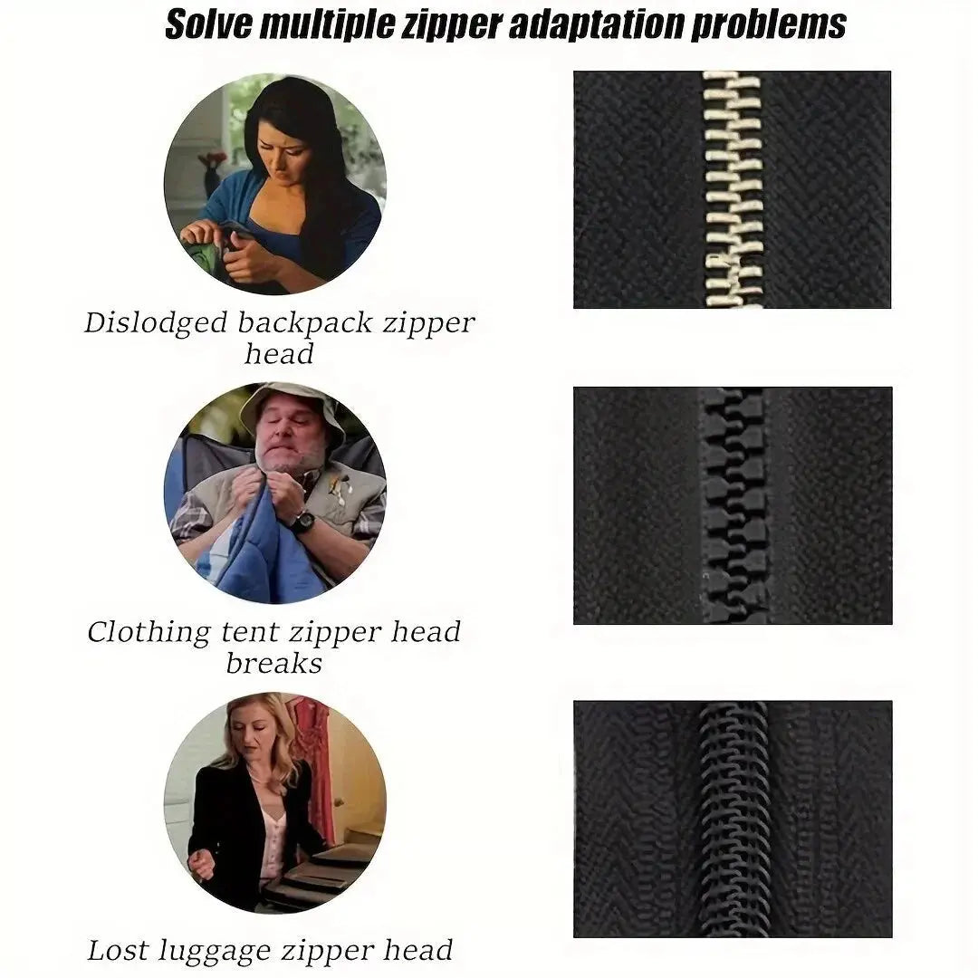 6+6 GRATIS | Abnehmbarer und austauschbarer Reißverschluss-Zipper – Schnelle Lösung
