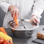 Edelstahl-Küchensieb-Set – Multifunktional zum Waschen, Sieben und Abtropfen