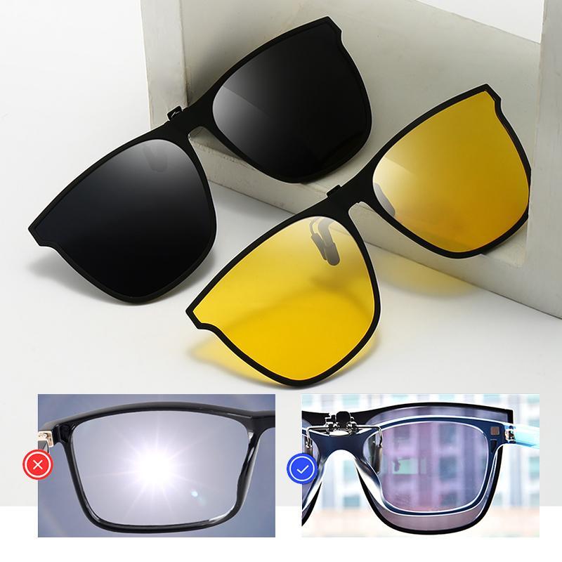 Clip-On Sonnenbrille polarisiert mit Hochklapp-Funktion