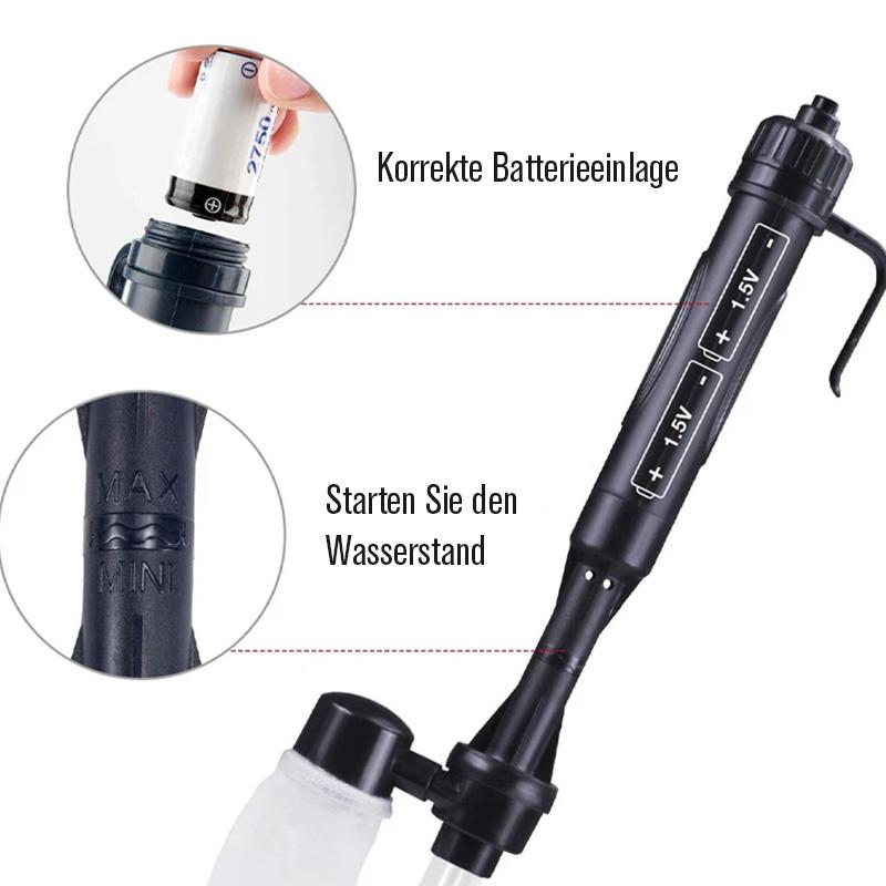 Aquarium Wasserwechsler mit Kies-Siphonpumpe
