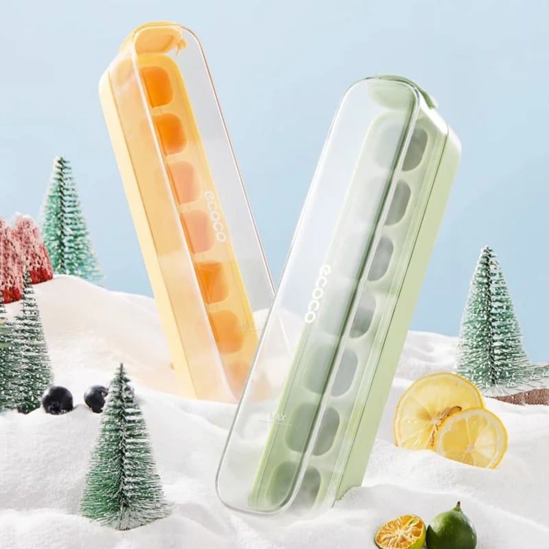 Eiswürfelform mit Press-Mechanismus – Perfekte Eiswürfel