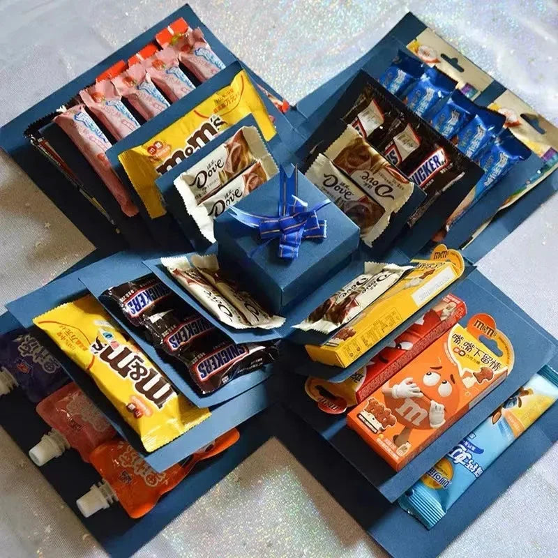 Explosive Geschenkbox 5-teilig zum Selbstbefüllen