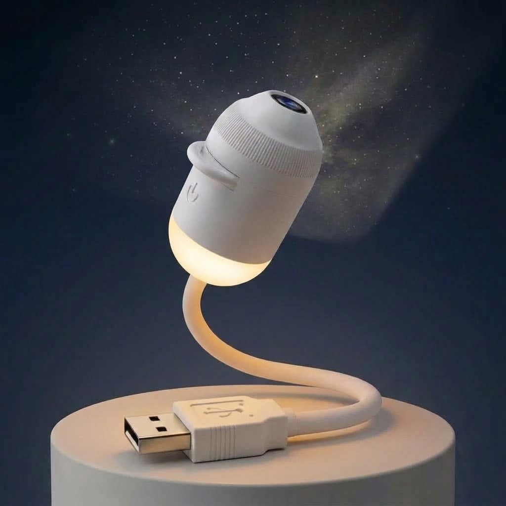 USB-Sternenhimmel-Projektor mit 12 Motiven