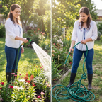 Knickfreier Gartenschlauch aus Nylon – Dehnbar und ultraleicht