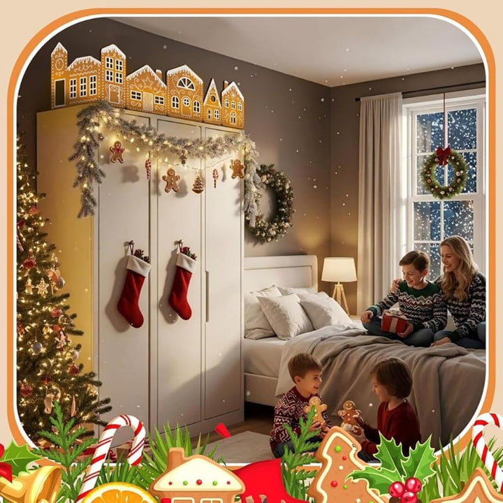 LED-Lebkuchenhaus-Deko