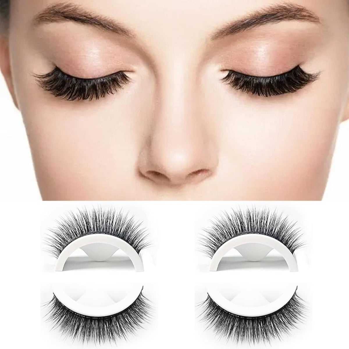 Magnet-Wimpern wiederverwendbar ohne Kleber