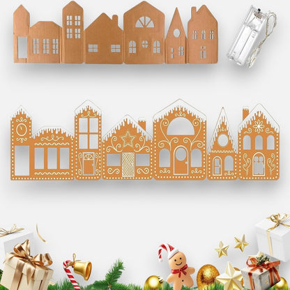 LED-Lebkuchenhaus-Deko