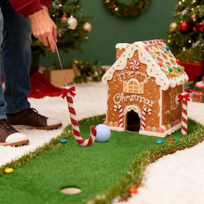Lebkuchen-Mini-Golfhäuschen