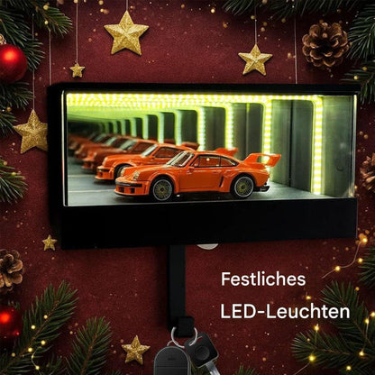 Infinity-Garage Schlüsselhalter mit LED-Spiegeleffekt