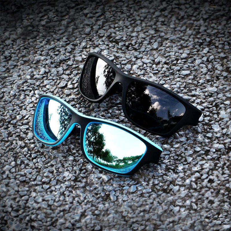 Polarisierte Sportsonnenbrille mit flexiblem Rahmen