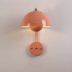 Moderne LED-Wandleuchte Metall mit Pilzdesign