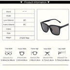Sonnenbrille Y2K-Stil mit polarisierenden Gläsern