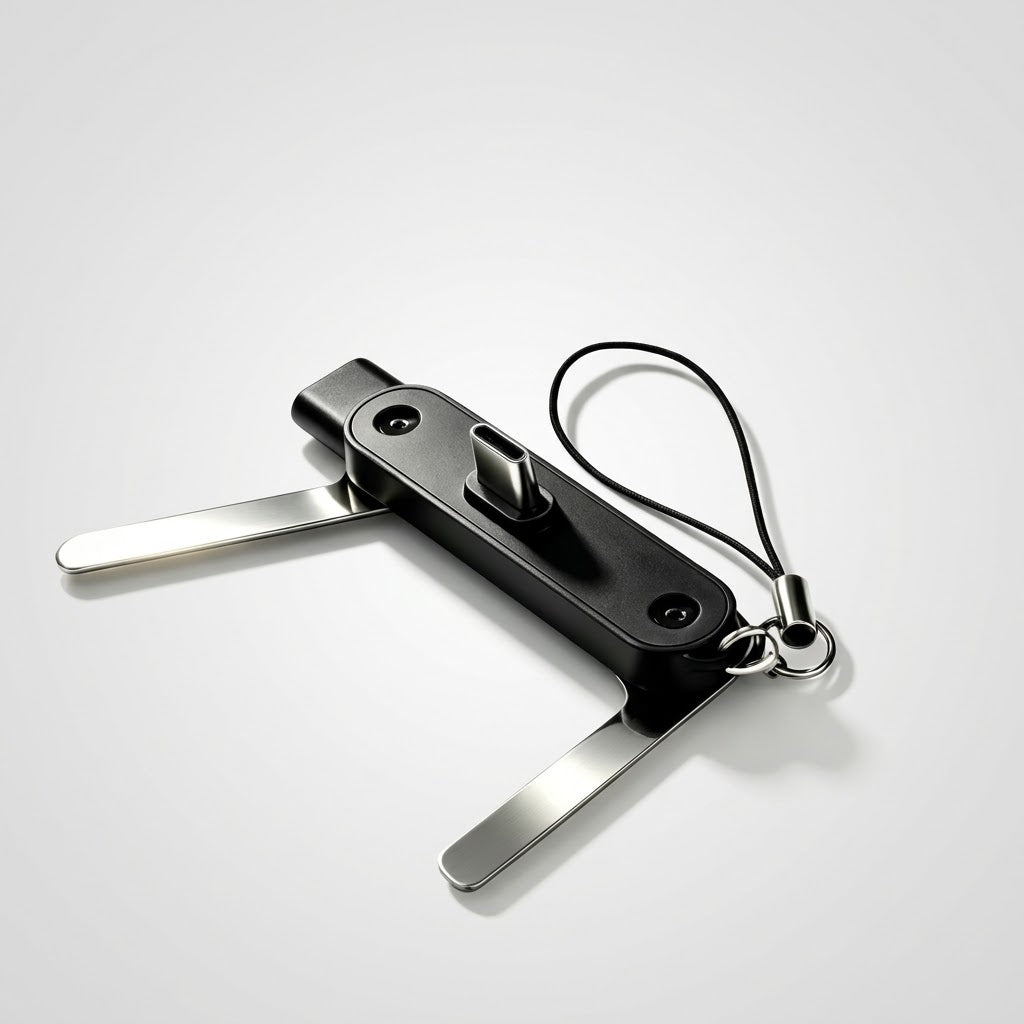 USB-C-Ladeadapter mit 360°-Klappständer