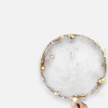 LED-Luftballons in Warmweiß – Stilvolle Lichtdekoration für besondere Anlässe (10er-Set)