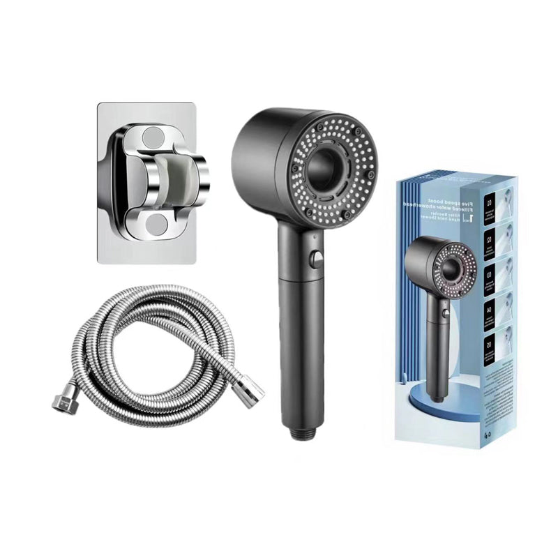 Turbo-Duschkopf mit Luftdrucktechnik – 5 Strahlarten