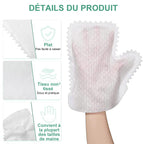 Reinigungshandschuhe mit Fischschuppenmuster – Bambusfaser - 10er-Set
