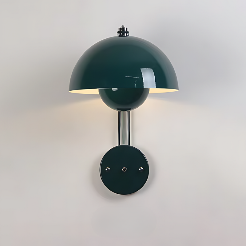 Moderne LED-Wandleuchte Metall mit Pilzdesign