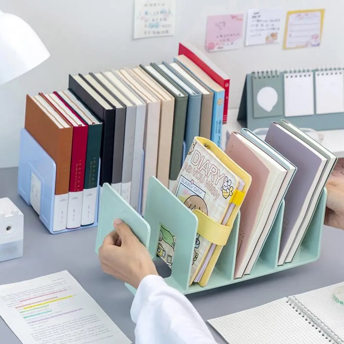 Schreibtisch-Organizer mit 4 Fächern – Bücher und Unterlagen