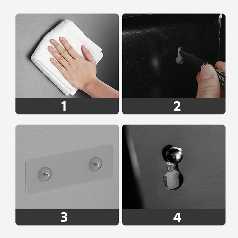 Toilettenpapierhalter mit Ablage – ohne Bohren montierbar