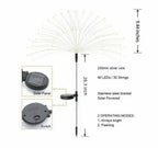 Solar-Gartenleuchte Feuerwerk-Design mit 120 LEDs