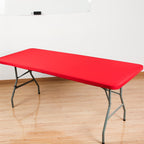 Elastische Tischdecke mit Spannrand für rechteckige Tische