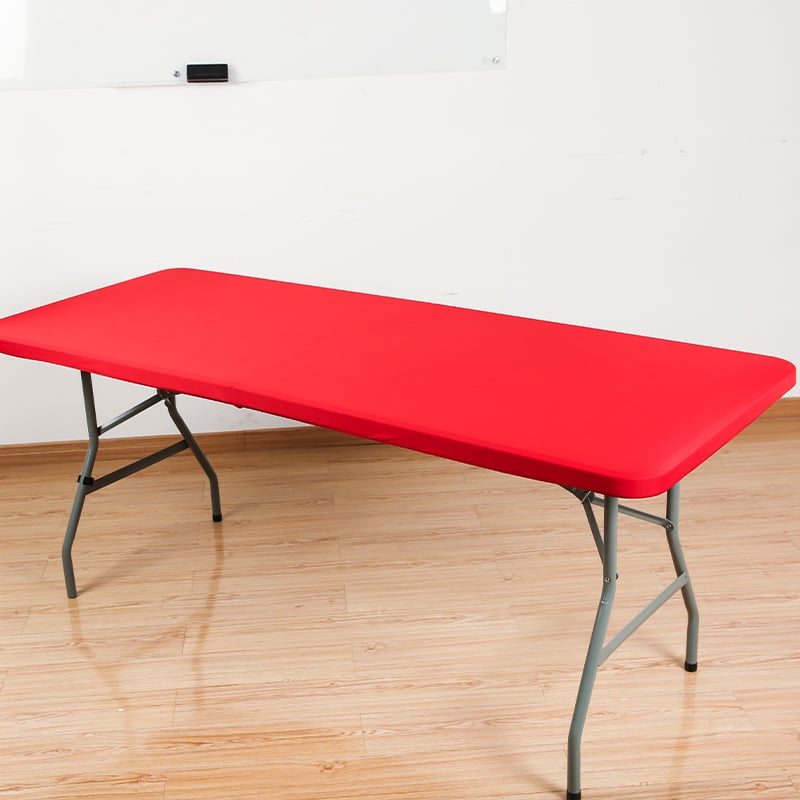 Elastische Tischdecke mit Spannrand für rechteckige Tische